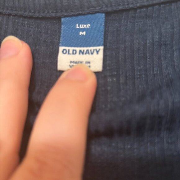 Old Navy Luxe Tee - Navy Blue - Picture 2 of 3